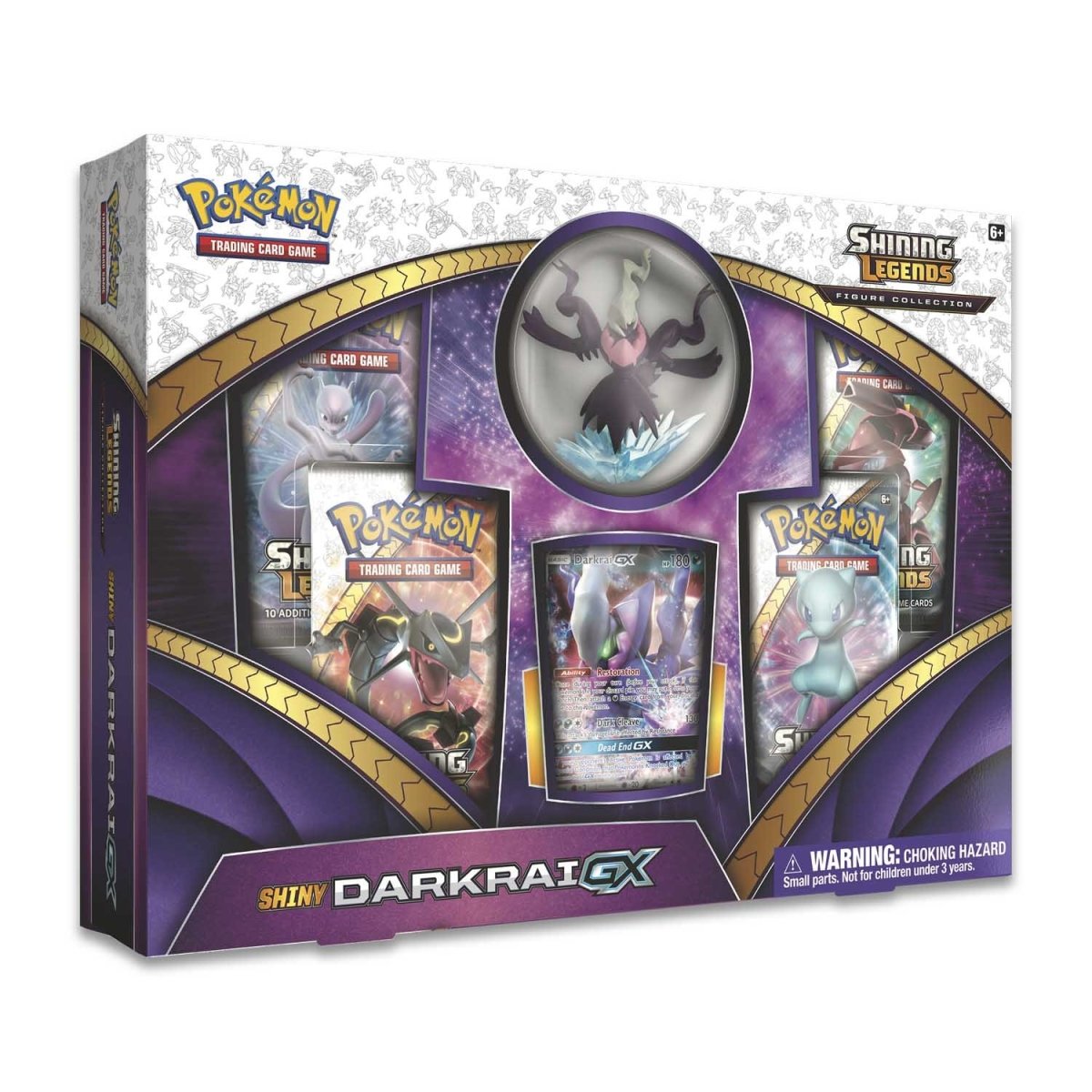 Shiny darkrai gx shining legends figure collection