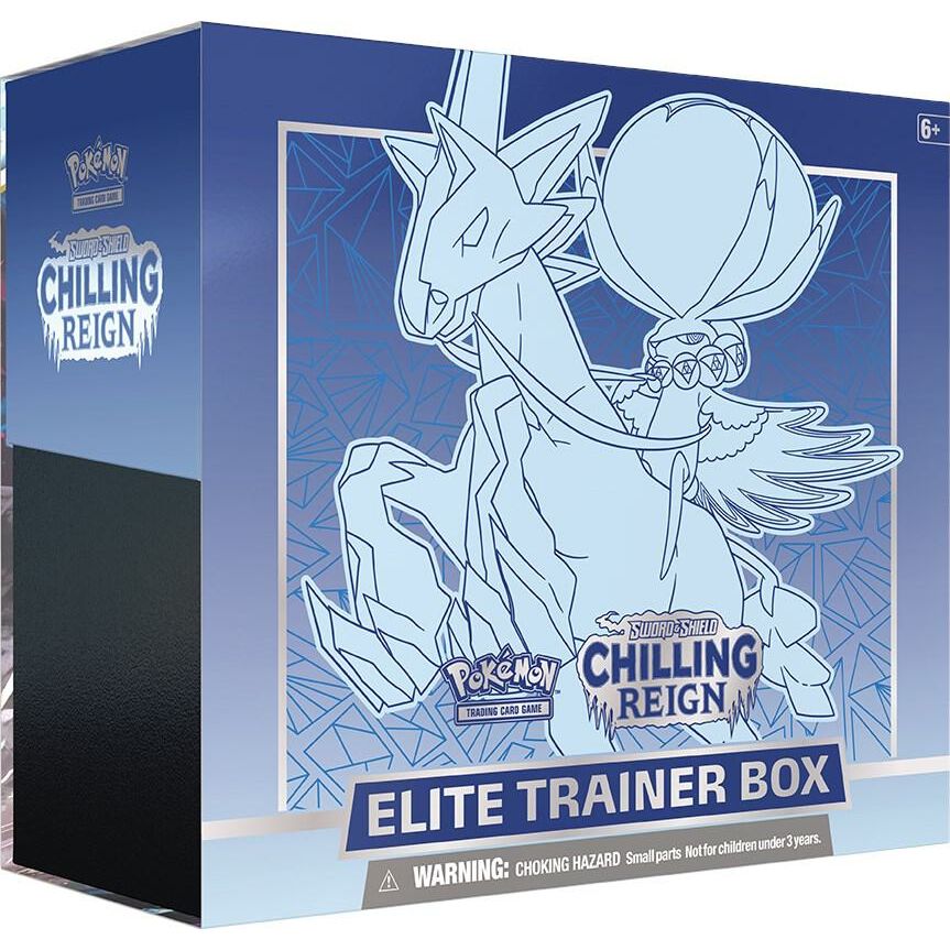 Pokemon Sword and Shield: Chilling Reign Elite Trainer Box [Ice Rider Calyrex]