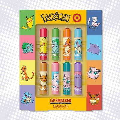 Pokémon Lip Smacker Lip Balm 8 pack