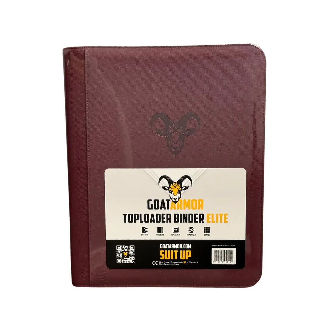 GoatArmor "Stay Flat" Card Binder - RED