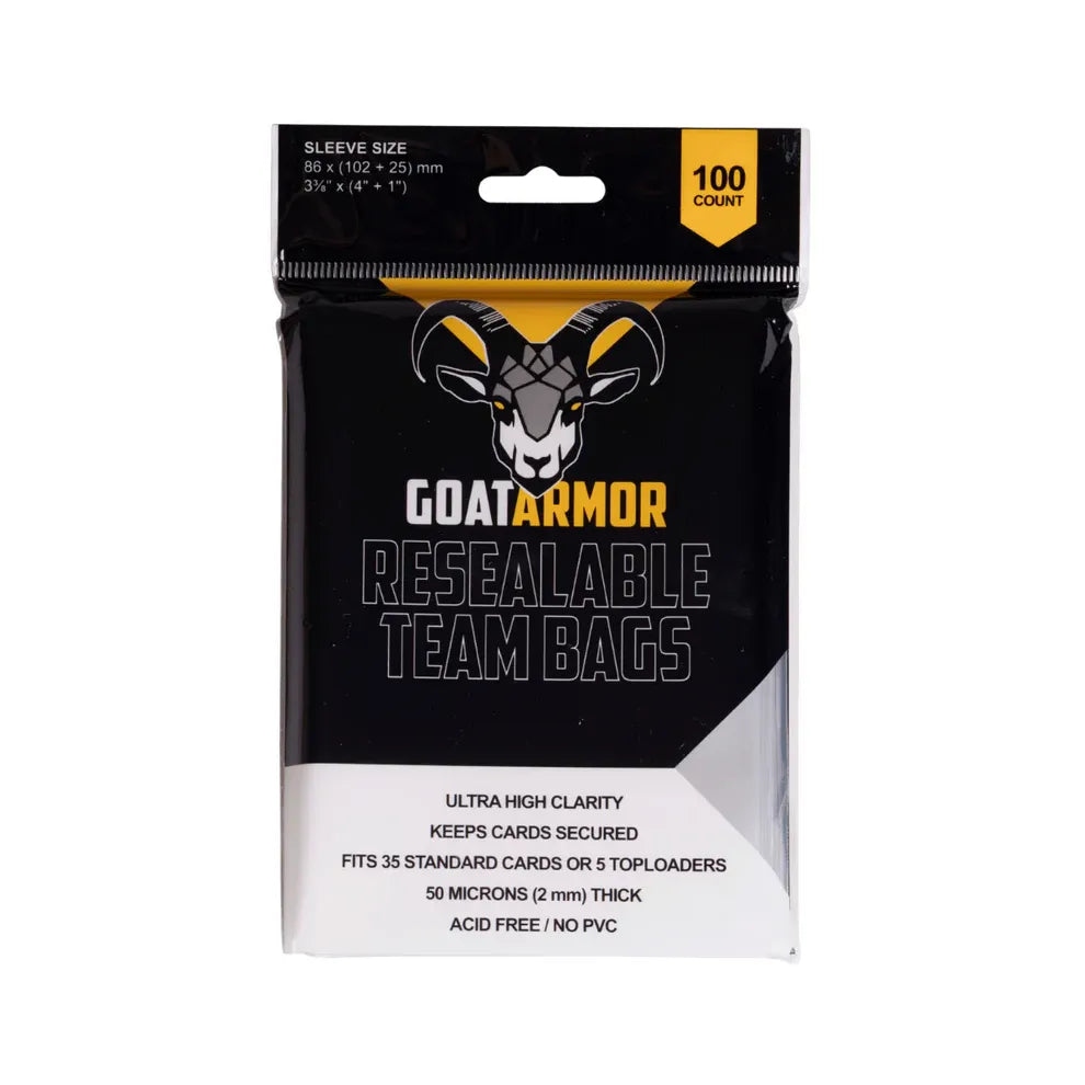 GOATARMOR RESEALABLE TEAM BAGS