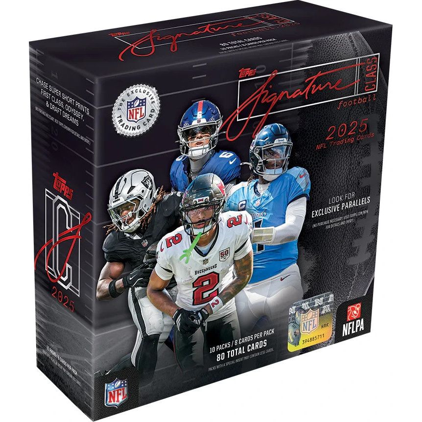 2025 TOPPS SIGNATURE CLASS NFL MEGA BOX