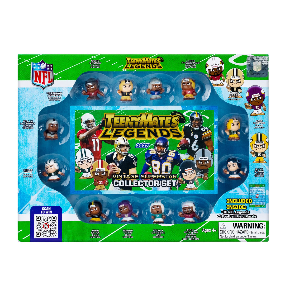 2027 NFL Teenymates Football Legends Collector Set