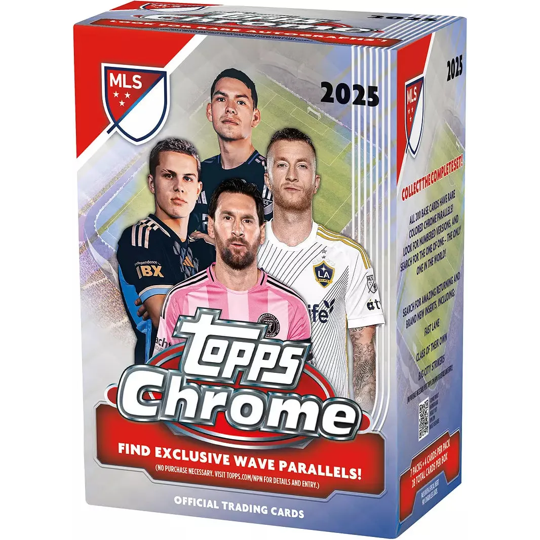 2025 Topps Chrome MLS League Blaster Box