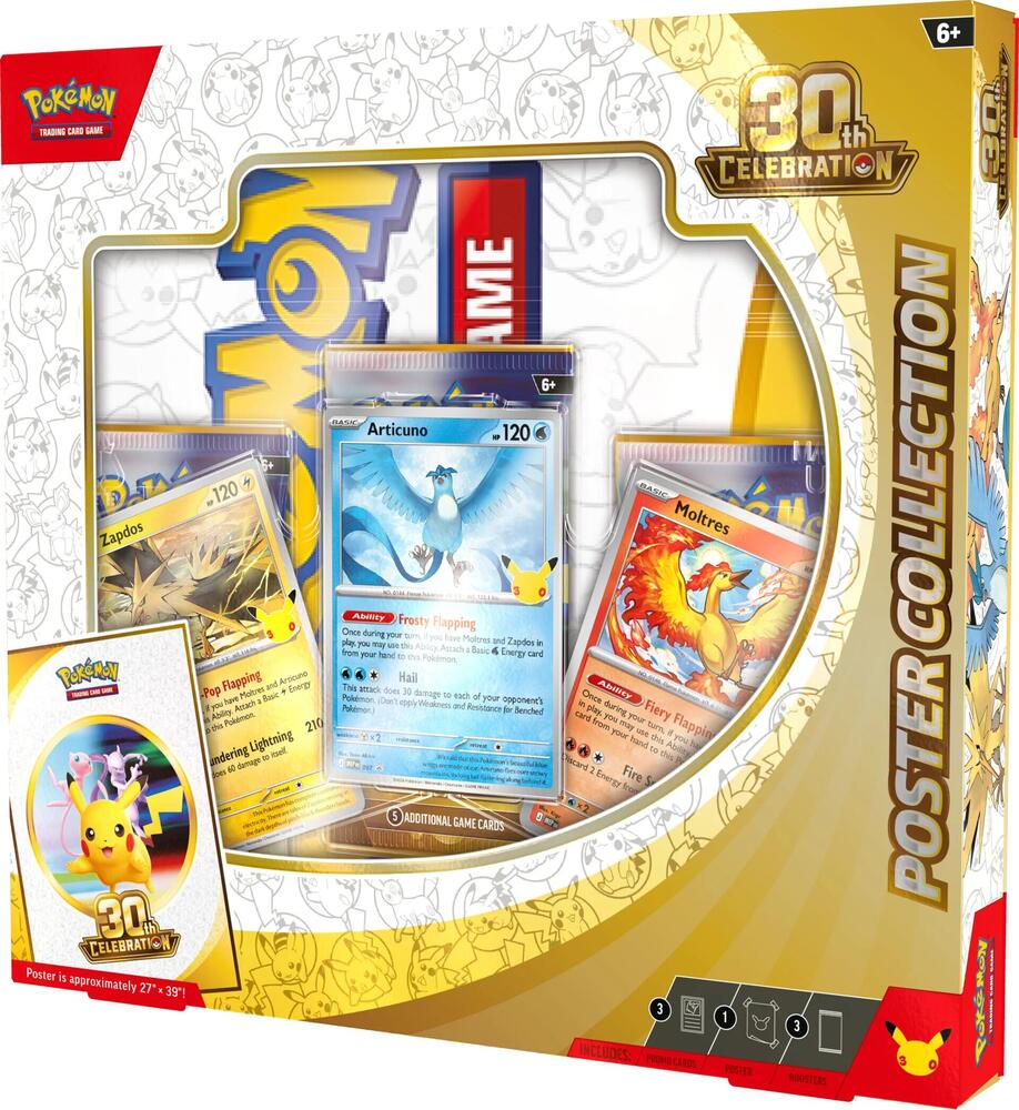 Pokemon 30th Anniversary Celebration Poster Collective