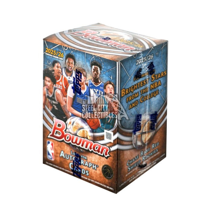 2025-26 Bowman Basketball Blaster Box (Sealed Case)