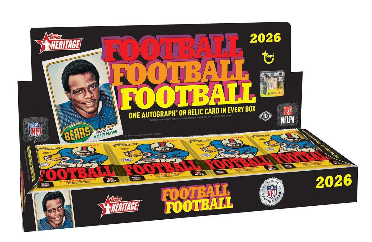 2026 Topps Heritage Football Hobby Box