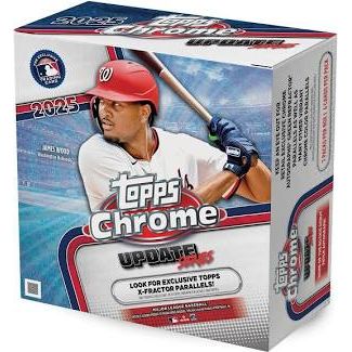 2025 Topps Chrome Update Series Baseball Mega Box