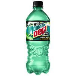 Mountain Dew soda - Baja Blast