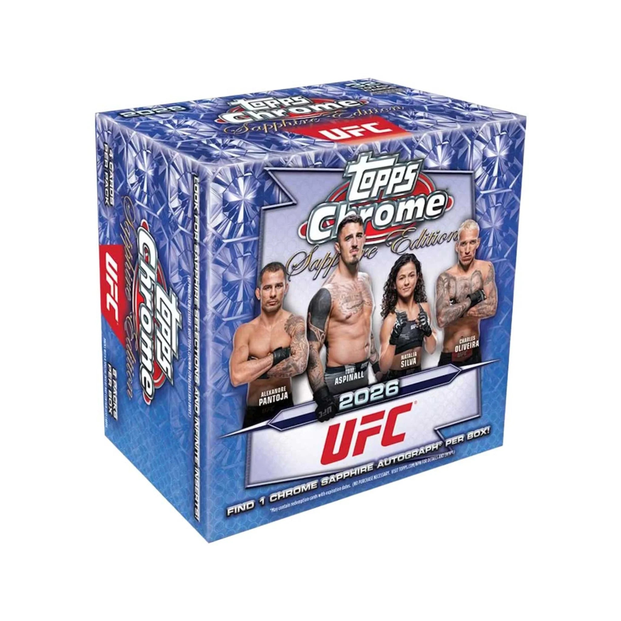 2026 TOPPS CHROME UFC SAPPHIRE EDITION BOX