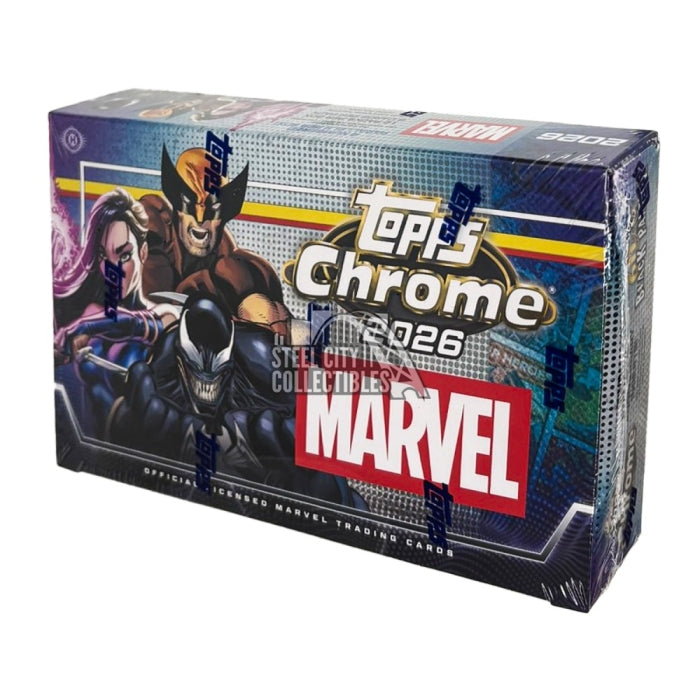 2026 TOPPS CHROME MARVEL HOBBY BOX