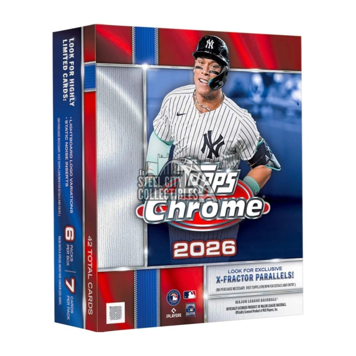 2026 Topps Chrome Baseball Mega Box