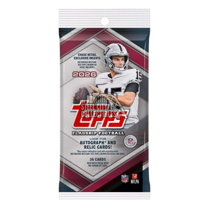 2026 Topps Flagship Football Fat Pack