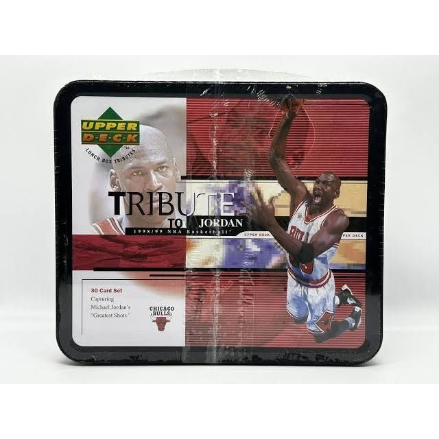 1998–99 Upper Deck "Tribute to Jordan" Metal Lunch Box and 30-Card Set