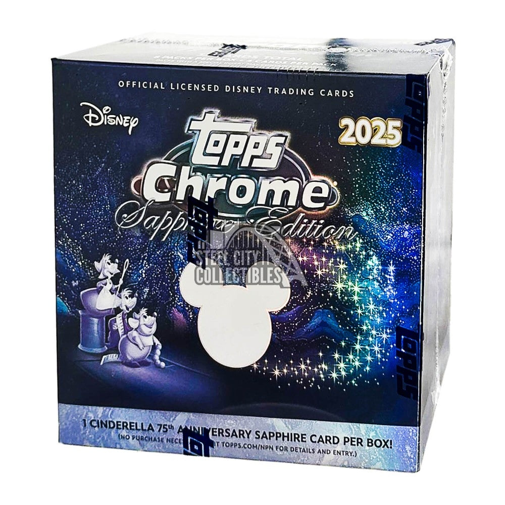 2025 Topps Disney Chrome Sapphire Edition Box