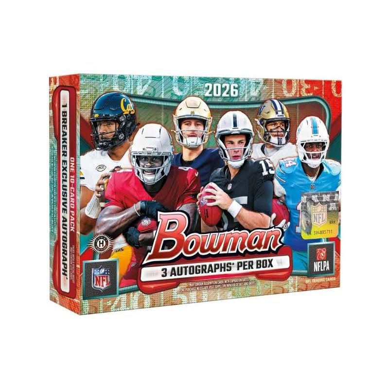 2026 Bowman Football Breakers Delight Box
