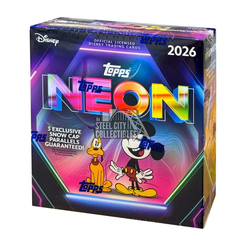 2026 Topps Neon Disney Mega Box