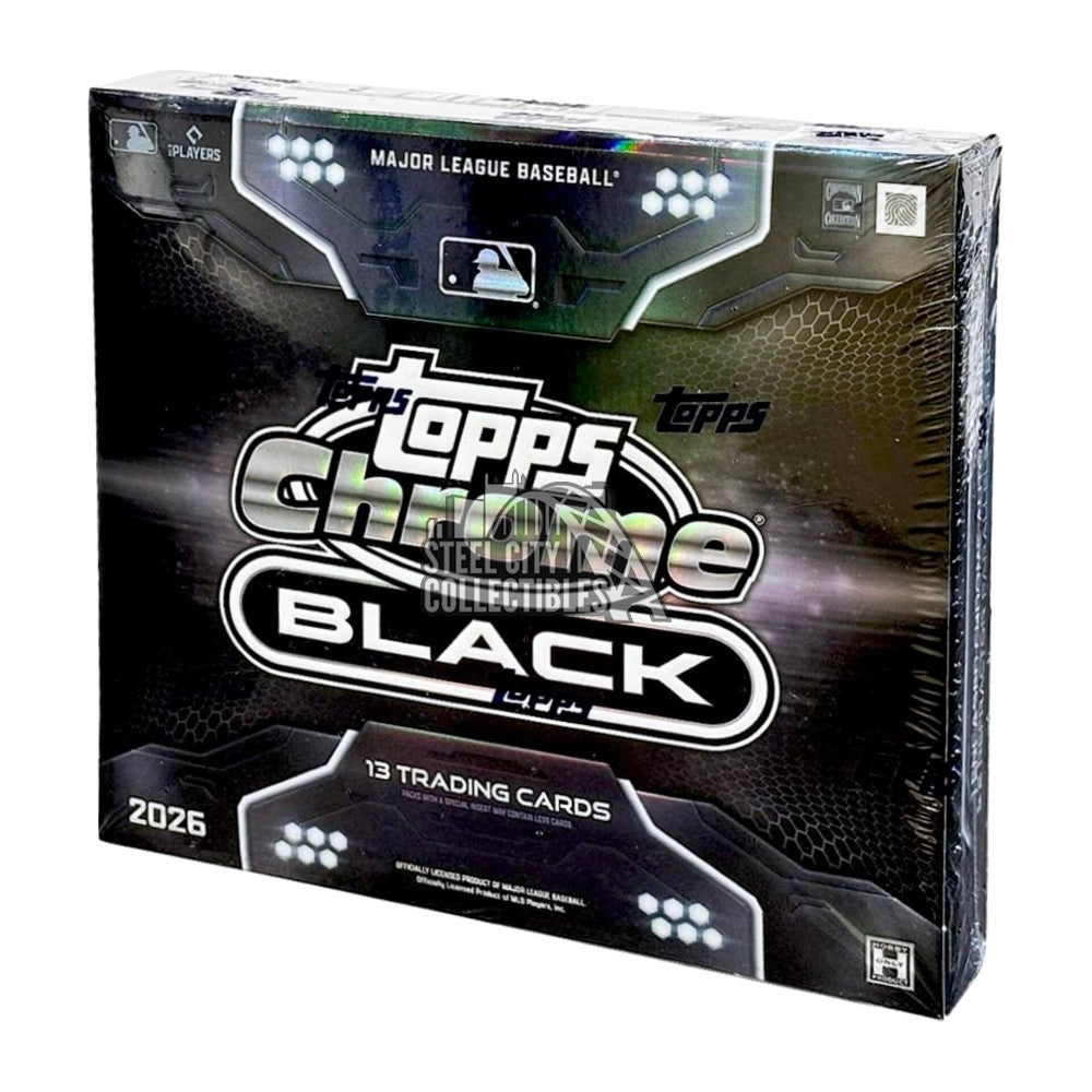 2026 Topps Chrome Black Baseball Hobby Box