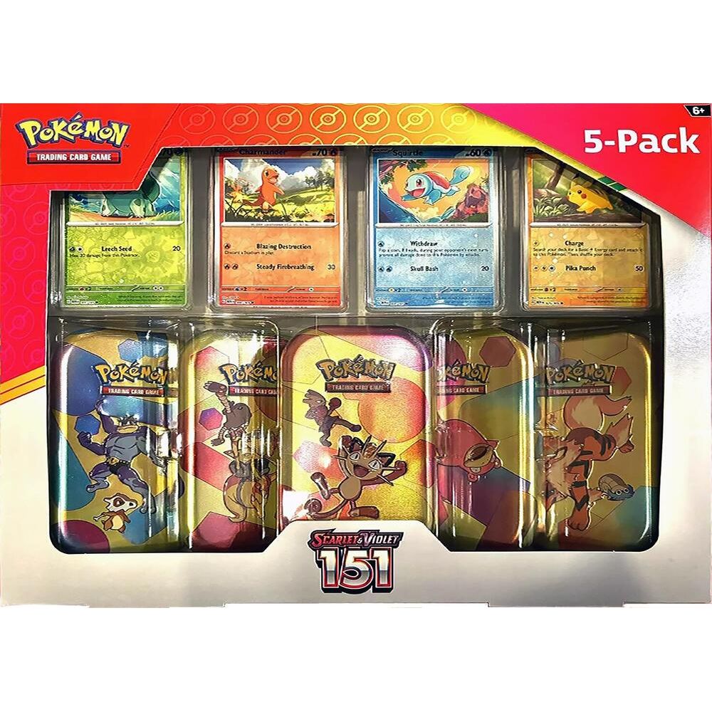 Pokémon Scarlet & Violet 151 Mini Tin 5-pack