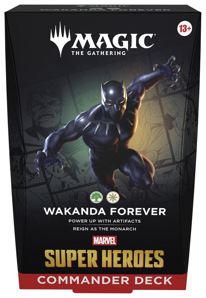 Marvel Superhero’s Wakanda Forever commander deck