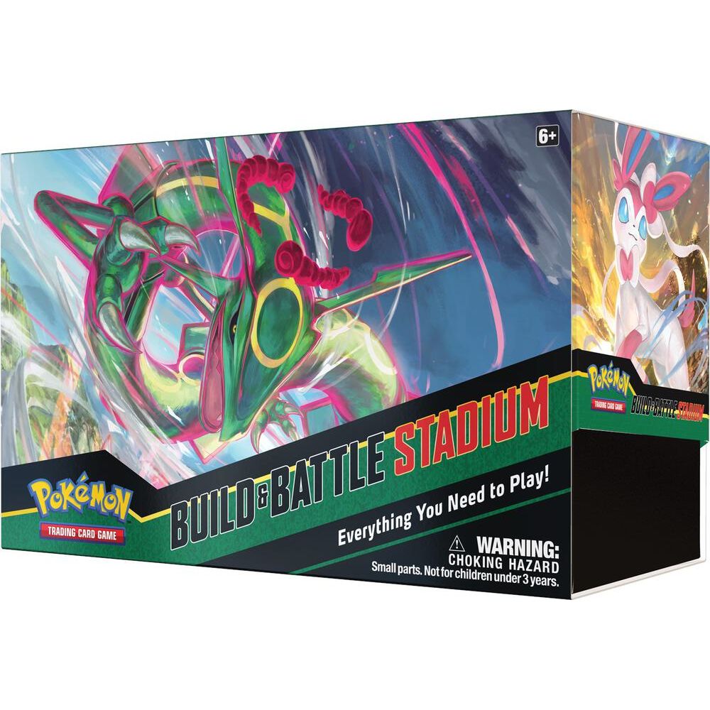 Pokémon Evolving Skies Build & Battle Stadium Box