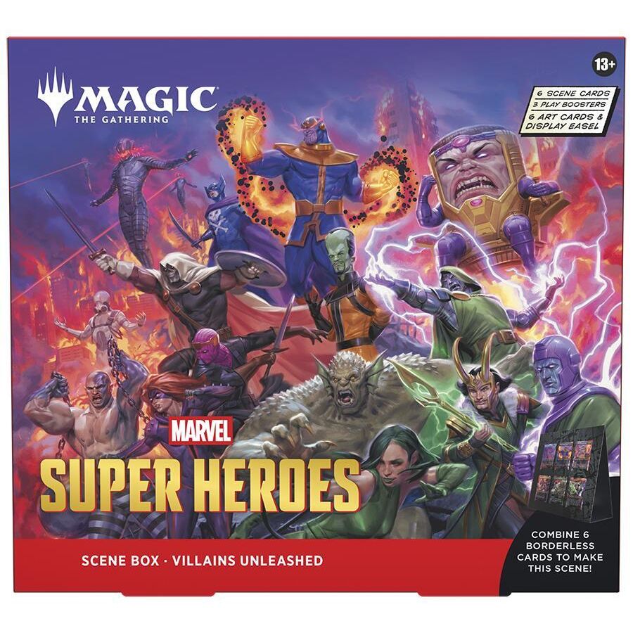 Super Hero Scene Box- Villains Unleashed