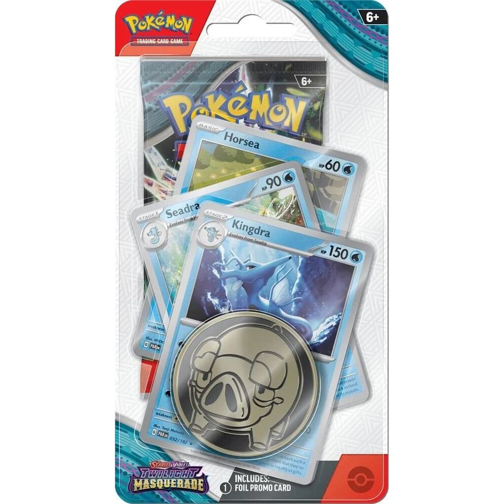 Pokémon TCG: Scarlet & Violet - Twilight Masquerade Premium Checklane Blister - Horsea Line