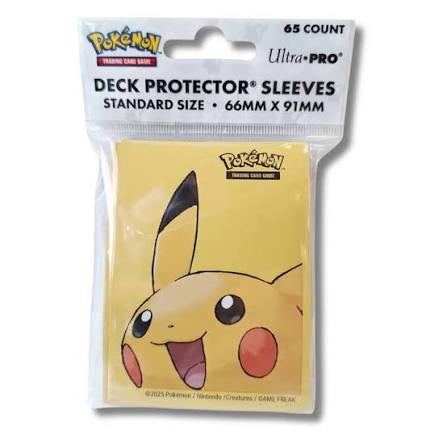 Ultra Pro Deck Protector Sleeves 65 ct (standard size)- Pikachu