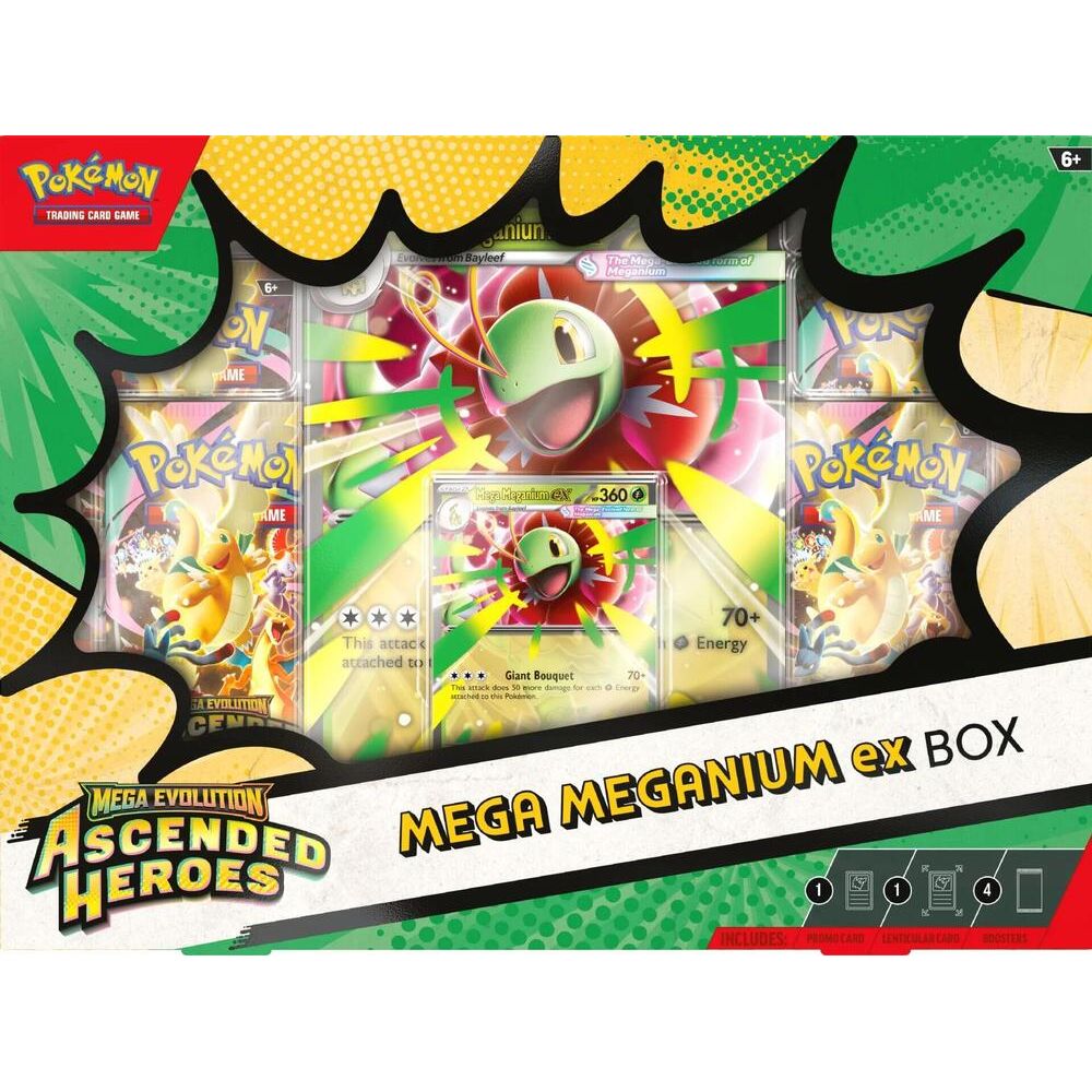 Pokémon TCG: Mega Evolution – Ascended Heroes Mega Meganium ex Box