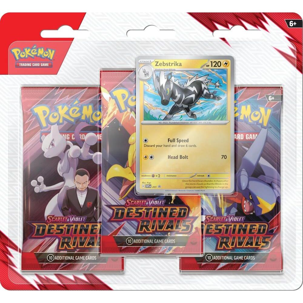 Pokemon Destined Rivals 3 Pack Blister