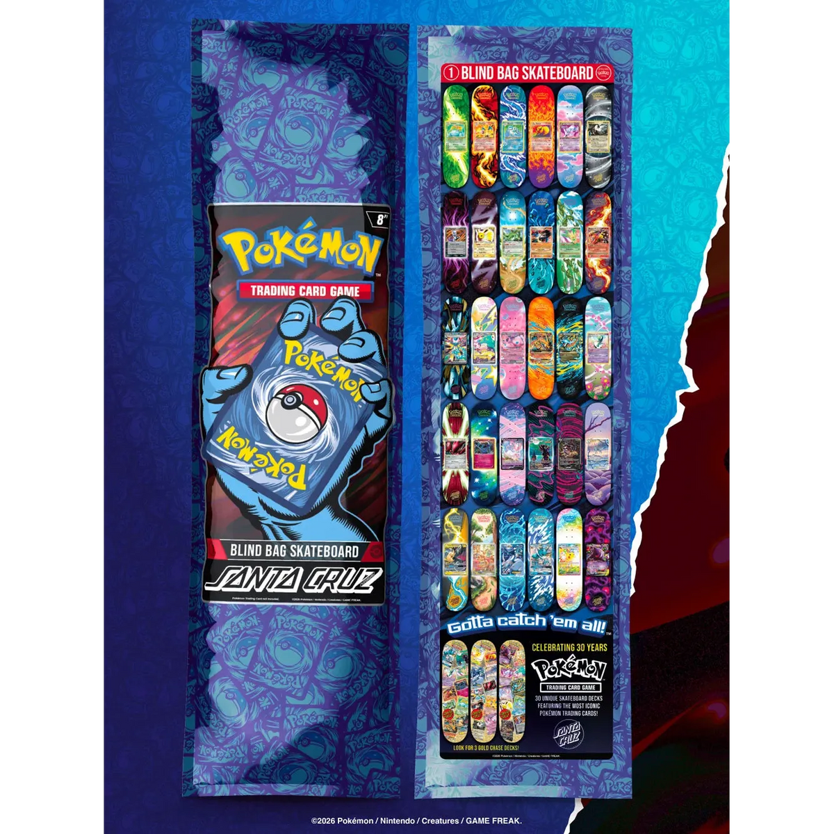 Santa Cruz Pokemon Blind Bag Deck