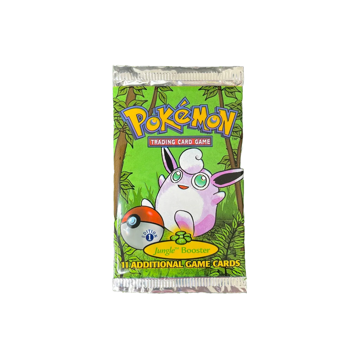 Pokemon Jungle 1st edition booster pack (wigglytuff)