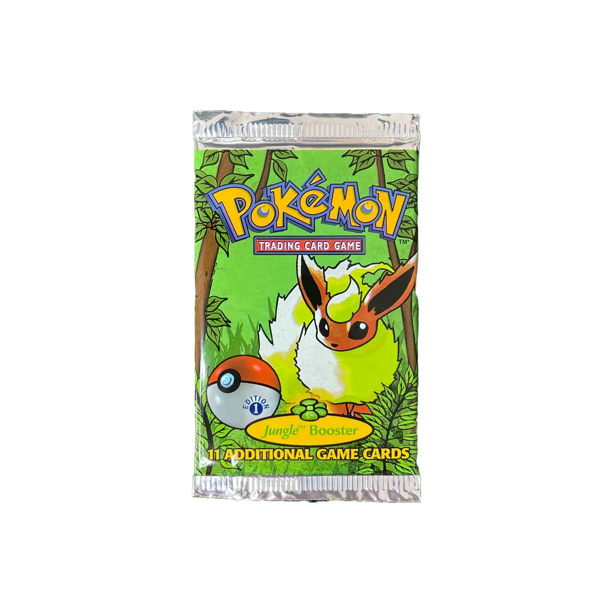 Pokemon Jungle 1st edition booster pack (Flareon)