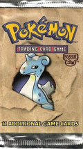 Pokémon Fossil 1st edition booster pack (lapras)