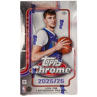 2025-26 Topps Chrome Basketball Hobby Box