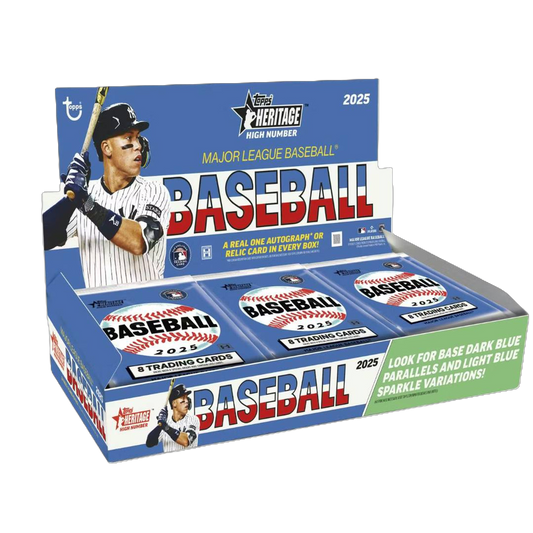 2025 TOPPS HERITAGE HIGH NUMBER BASEBALL HOBBY BOX