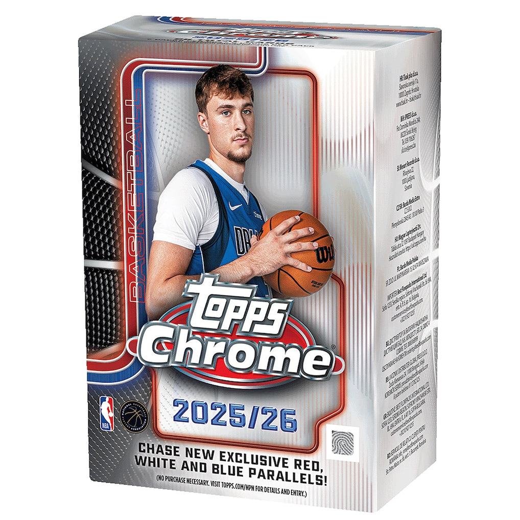 (SEALED CASE) 2025-26 Topps Chrome Basketball Factory Sealed Blaster Box - 40 boxes