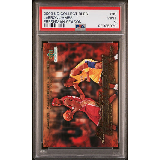 2003 LeBron James UD collectibles