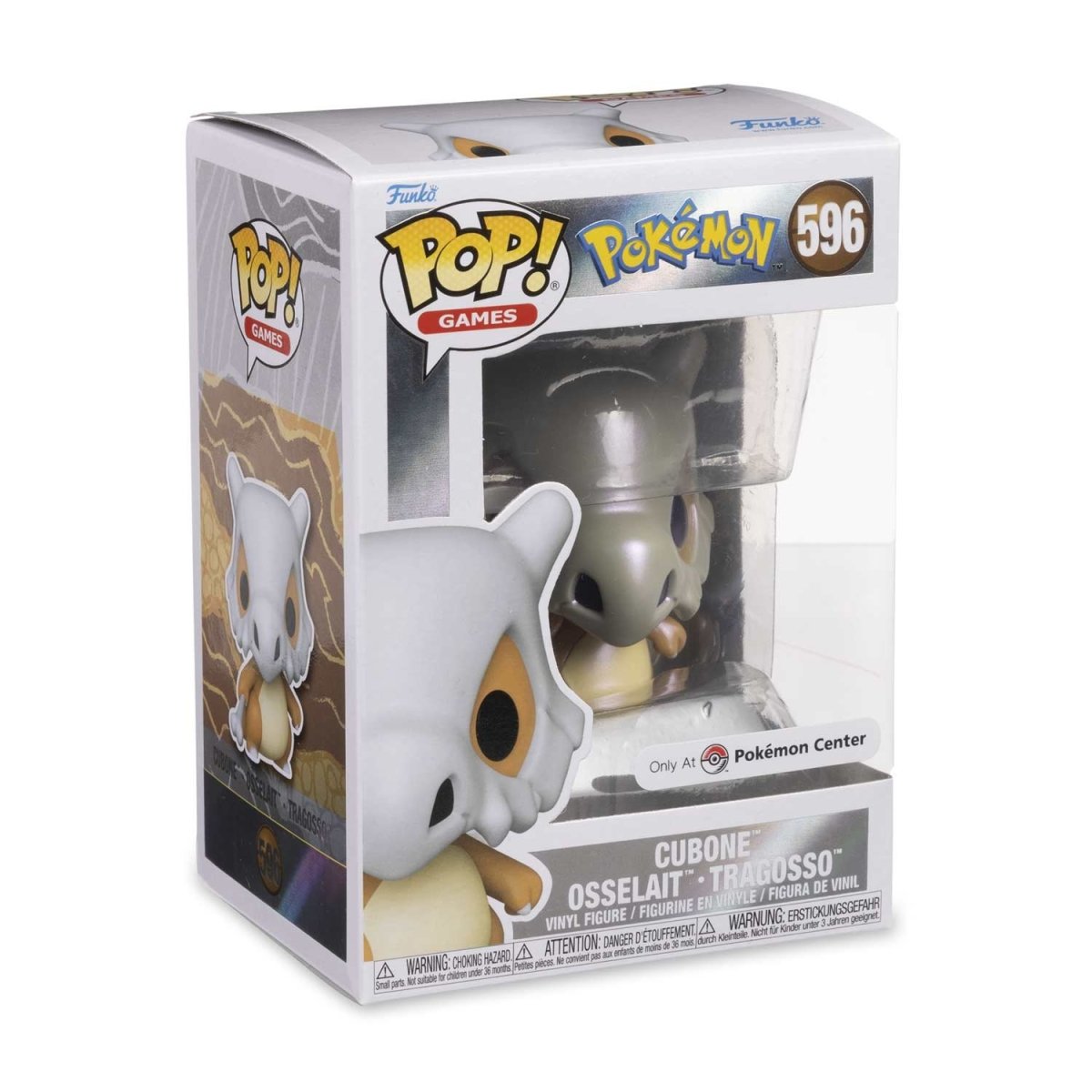 The Funko Pop! Games Pokémon Cubone figure (#596)