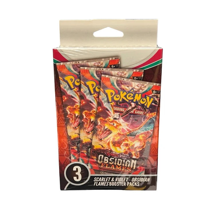 Scarlet & Violet - Obsidian Flames 3-Pack Hanger Box