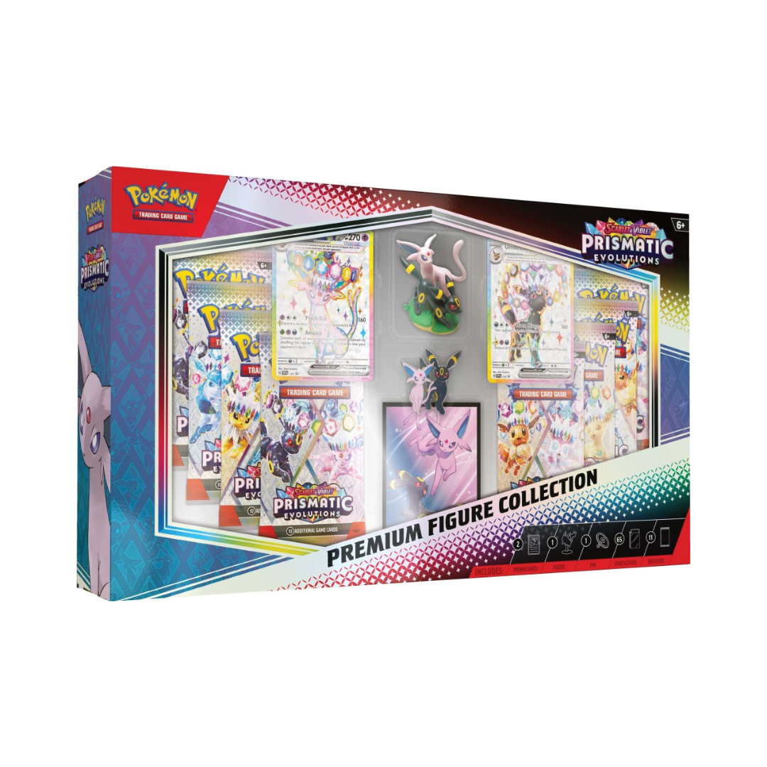 Pokémon Scarlet & Violet Prismatic Evolutions Premium Figure Collection Box