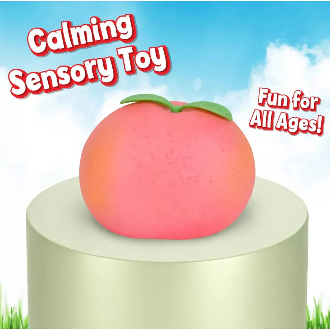 Squeeezy Peach Squishy Toy