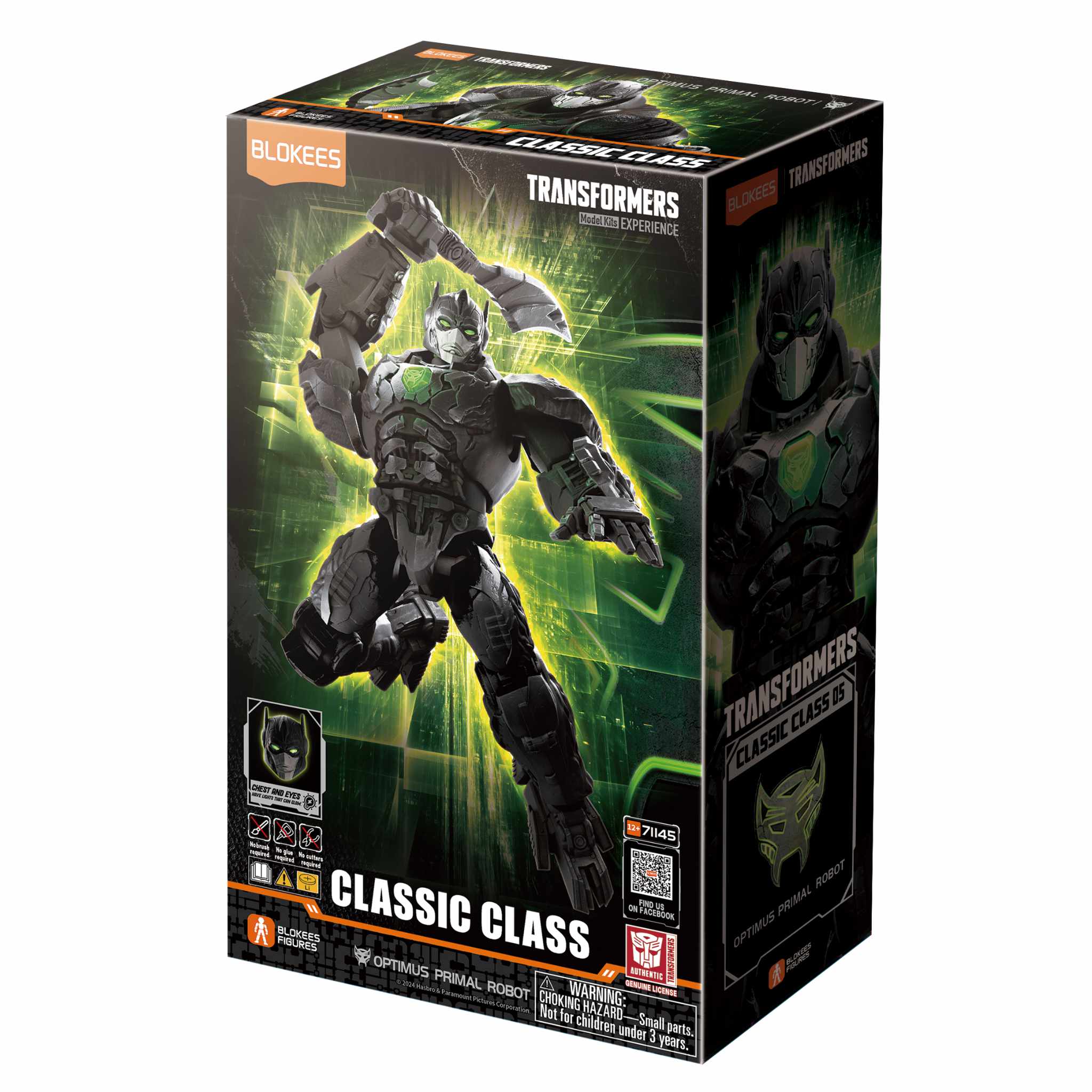 Transformers Blokees Classic Class Optimus Primal Robot Figure