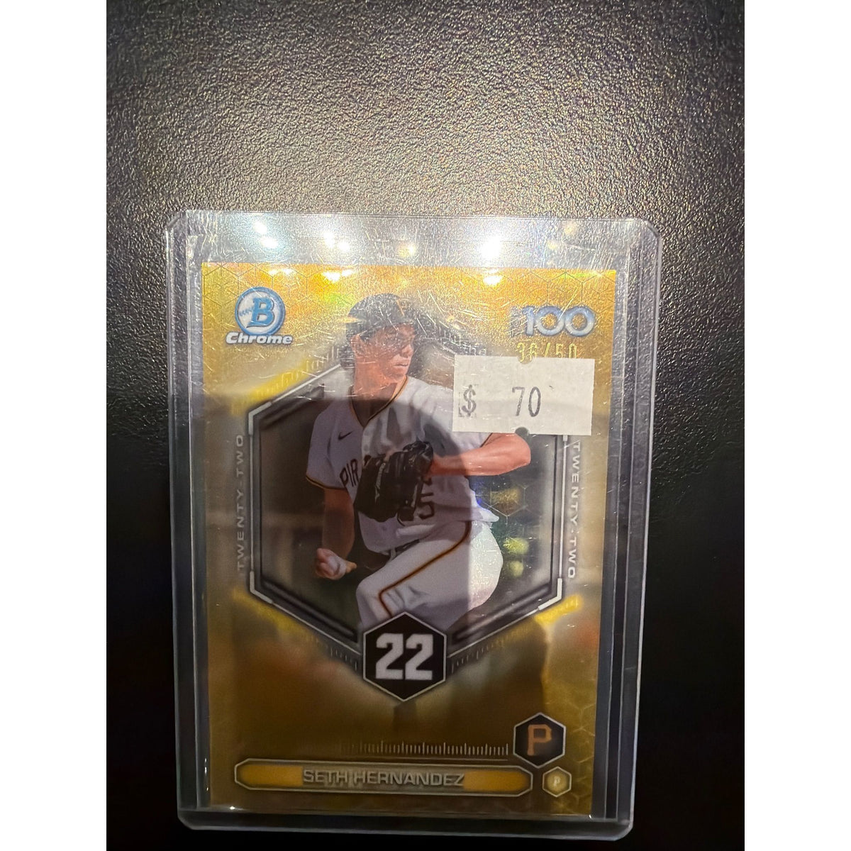 Bowman Chrome Seth Hernandez /50