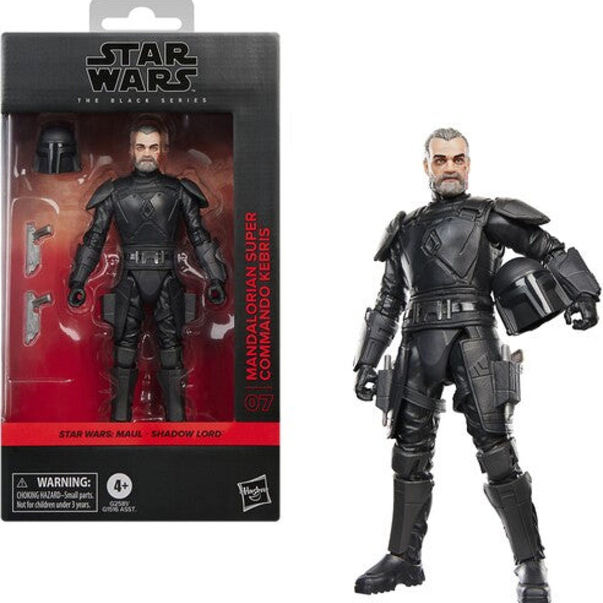 Star Wars Mandalorian Super Commando Kebris Action Figure 15 Cm