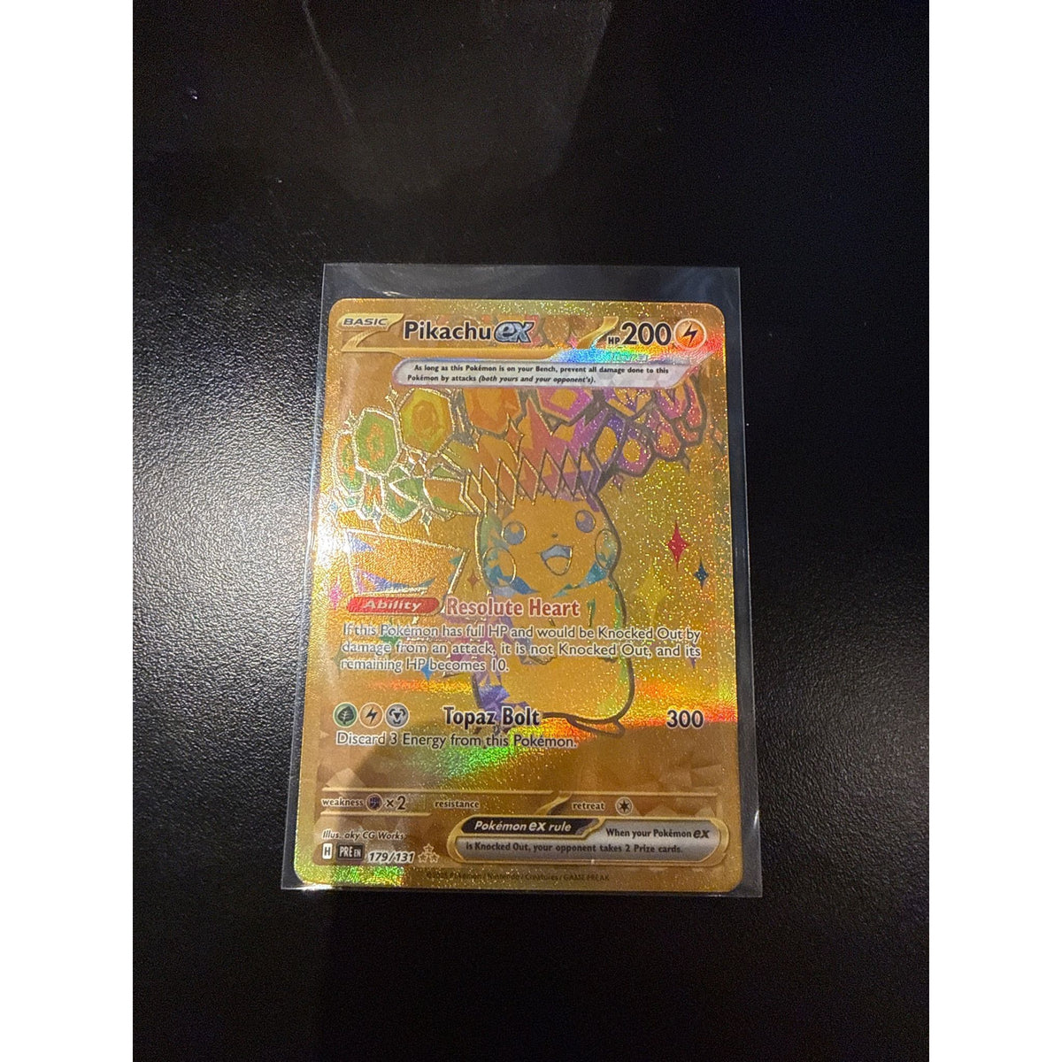 2025 Prismatic Evolutions Pikachu ex #179/131