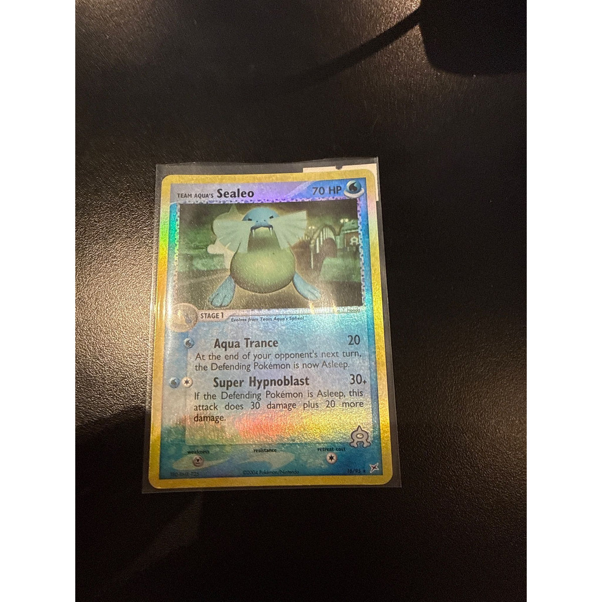 2004 Reverse Holo Team Aqua's Sealeo #16/95