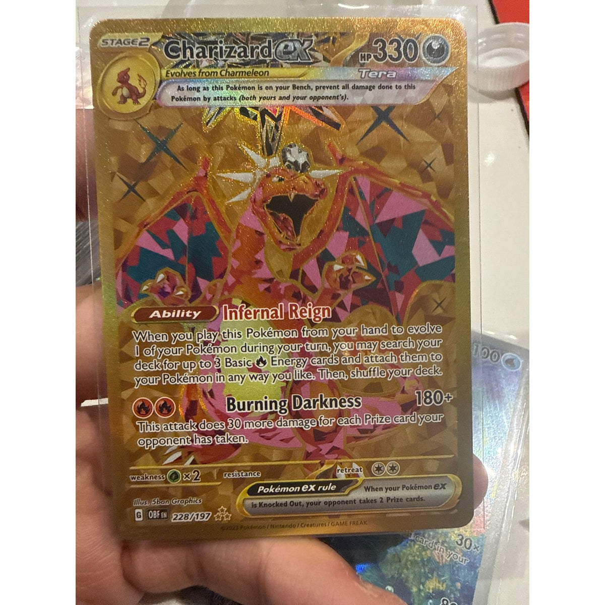 2023 Obsidian Flames Charizard ex #228/197