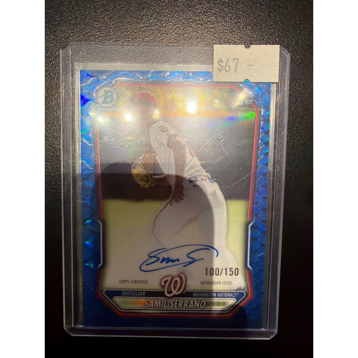 Bowman Chrome Samil Serrano auto /150