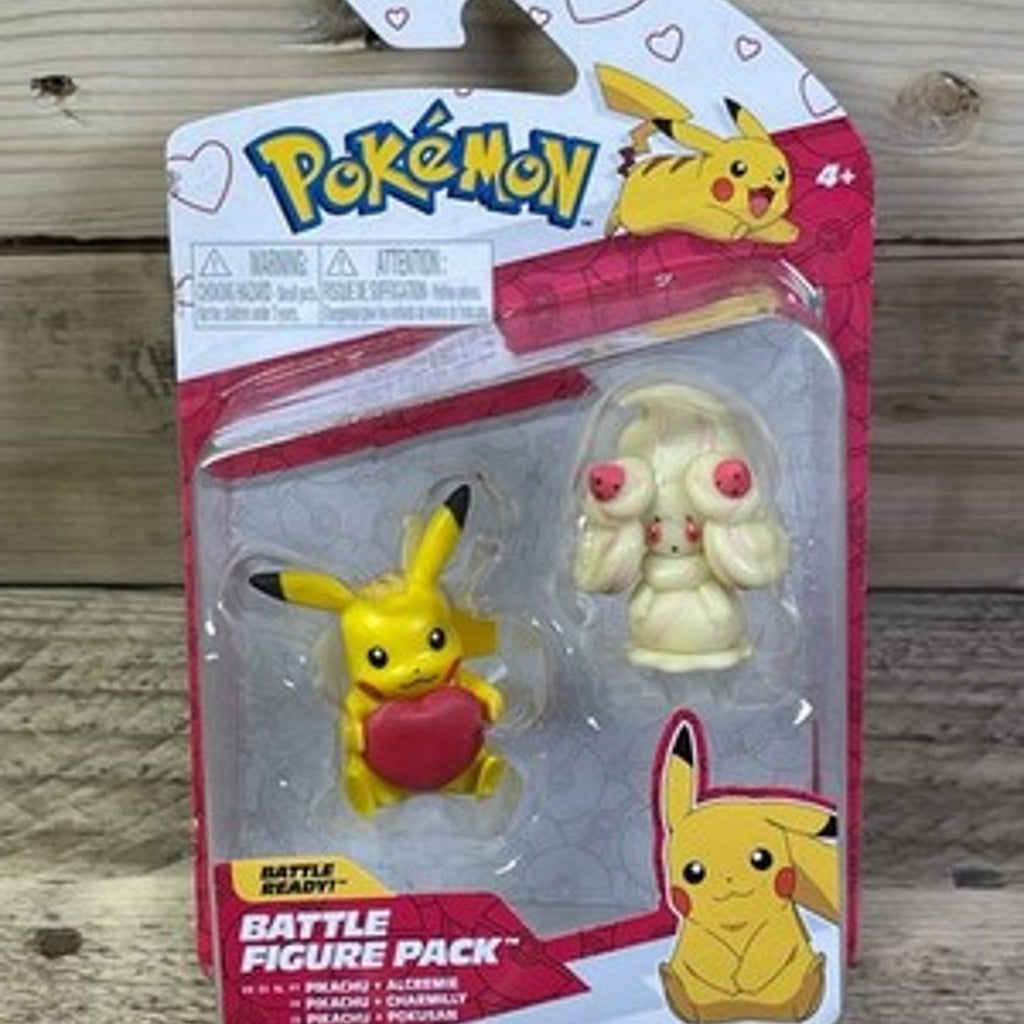 Jazwares Pokemon Battle Figure Pikachu & Alcremie Mini Figure 2-Pack